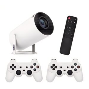 ویدئو پروژکتور قابل حمل مدل Geek space game projector 2 in 1 HY300 A